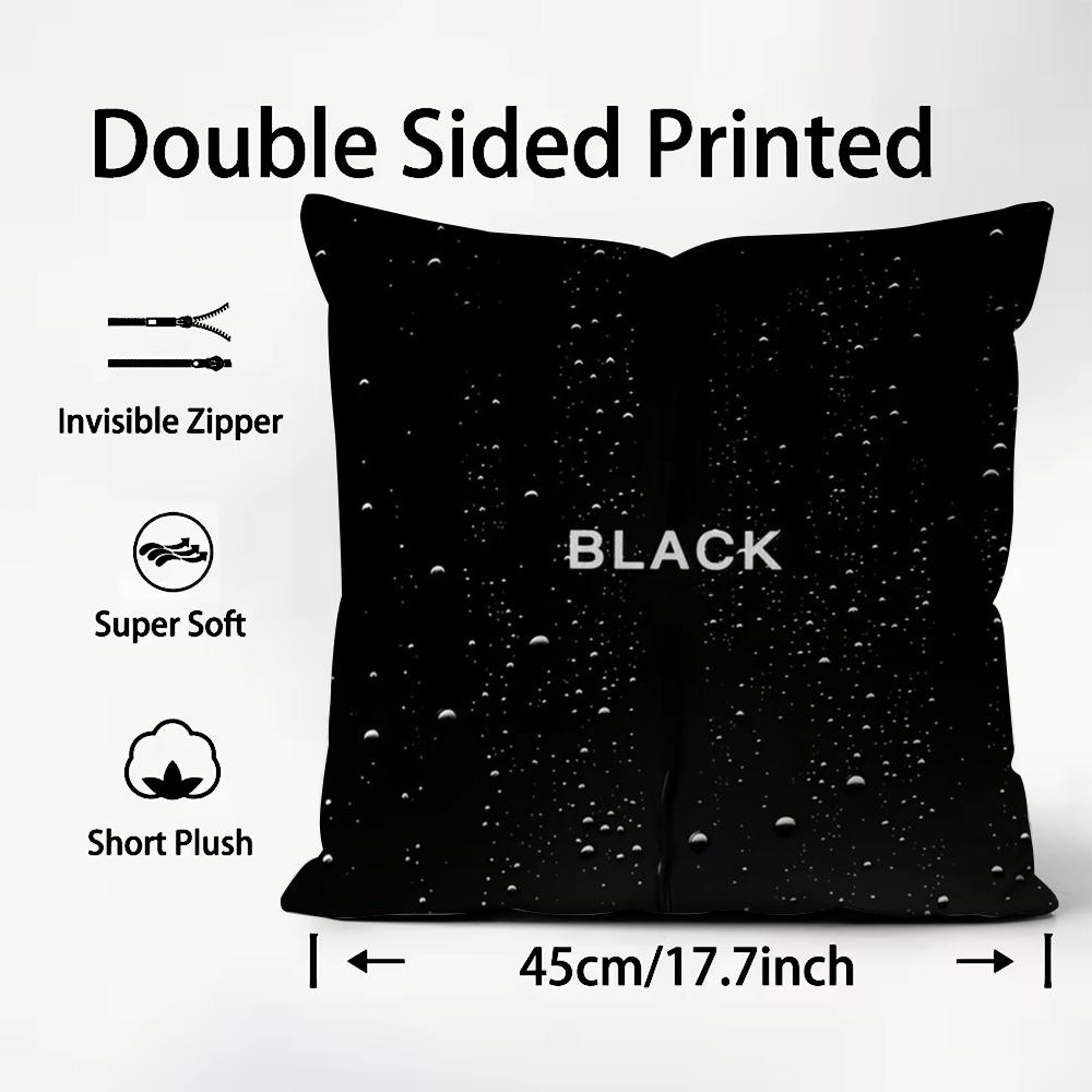 

Fashion Brand BBLVCK Cool Cushion Cover Plush Fabric Soft DoubleSided Printed Sofa Warm Winter Home Child Gift Pillow Case 30X30cm