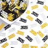 Happy New Year Confetti Glitter Metallic Foil Table Scatters,Gold Silver 2026 New Year Favors Confetti Sprinkles Sequ for Eve Party Decoration