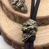 Roaring Gorilla Brass Knife Bead EDC Outdoor DIY Accessories Woven Lanyard Pendant Jewelry Punk Bracelet Charms