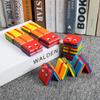 Wooden Visual Illusion Flip Ladder Toys - Children'S Novelty Funny Colorful Flap Parent-Child Interaction Wooden Play Toy
