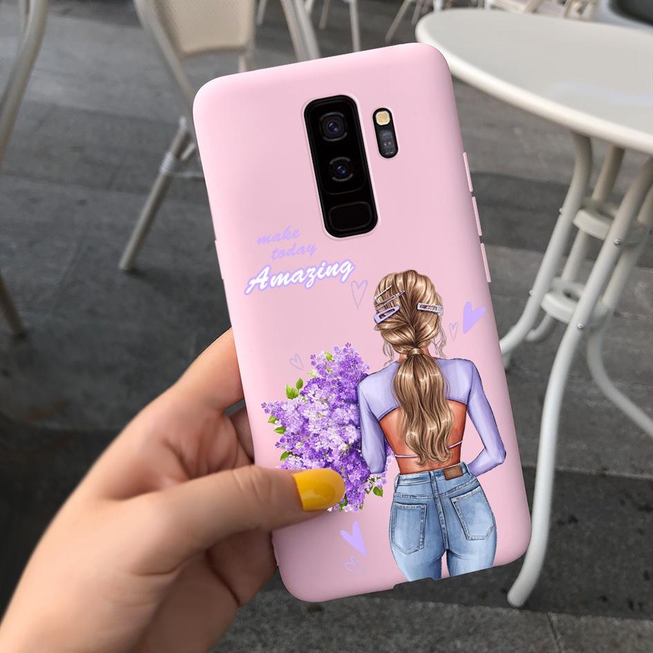 For Samsung Galaxy S9 Case G960F/DS Phone Cover Luxury Cartoon Soft Slim Funda For Samsung S9 Plus G965F S9+ Coque S9Plus Bumper