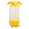 2 In 1 Happy Nappers Plush Cat & Dog Sleeping Bag Dusty Yellow 137cm Kids Gift