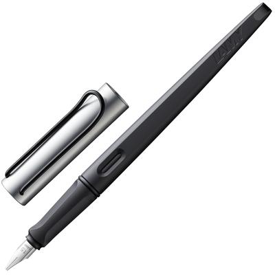 LAMY Joy AL Fountain Pen Ergonomic Grip and Polished Steel Mm Line Width Ribbon Calligraphy Fountain Pen Includes LAMY T 10 Blue Ink Cartridge - Nib,