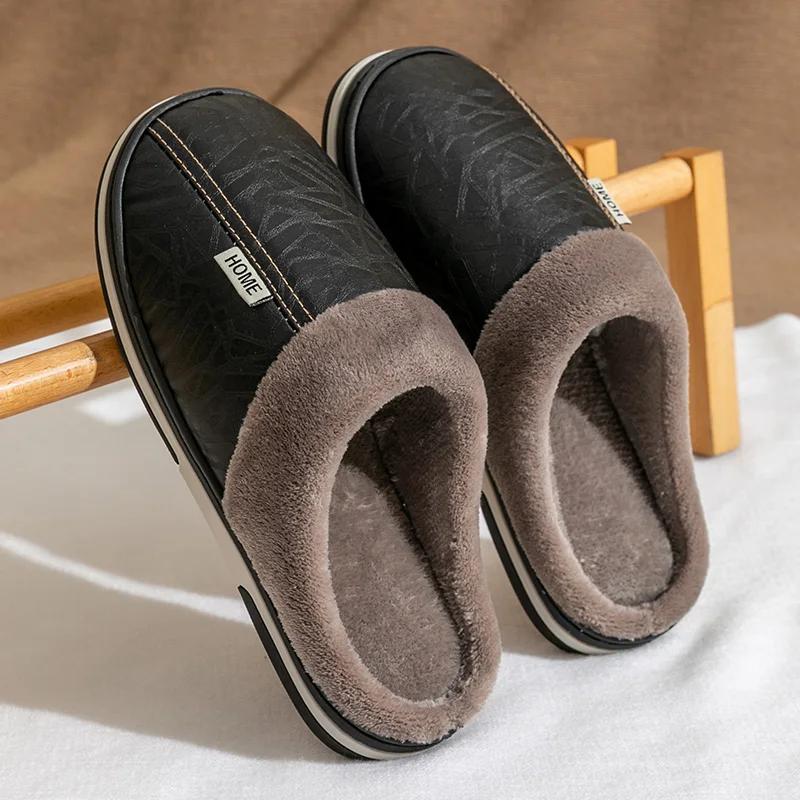Herren Hausschuhe Schuhe für Herren Hausschuhe Wasserdicht Fell Abriebfest Belüften Paar Damen Hausschuhe Rutschfest Unisex