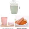 Small Flip-Top Trash Can for Living Room or Desk