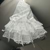 Bowknot Lace Fingerless Gloves Ruffle Trim Long Hand Sleeves Bridal Wrist Gloves  Cosplay Event