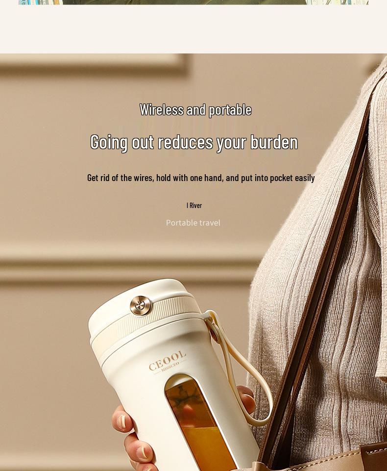 CEOOL Miss President Hordozható Mini Multifunkcionális Gyümölcscentrifuga és Jégzúzó