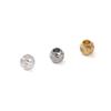 10Pcs Copper Batch Flower Round Bead For DIY Jewelry Making Craft Accessories