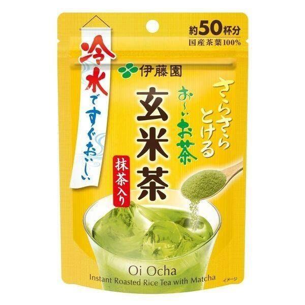 Itoen Sarasara Melt Oi Ocha Genmai Tea Powder with Matcha (40g)