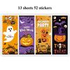 Happy Halloween Stickers Label to Seal Goodie BagsCandy BoxesCookie BagsHalloween Decoration Wrapping Party Supplies Favors.