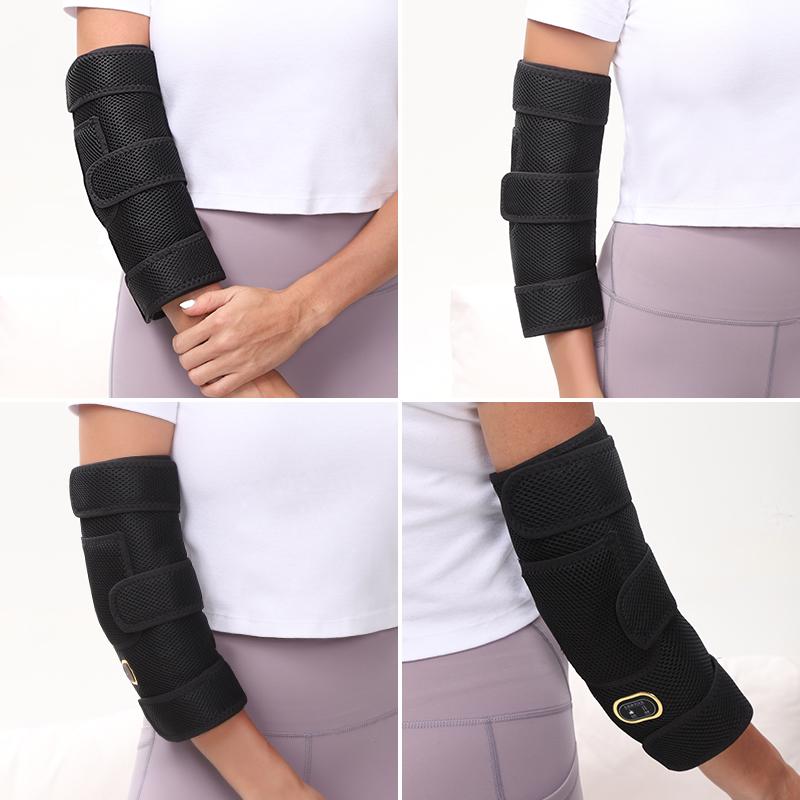 Electric Heated Elbow Massager Usb-Powered Joint Stiffness Pain Ease Tendonitis Tennis Elbow Relief Adjustable Fit Fits Arm Calf