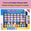 Tablet per l'apprendimento interattivo per bambini, giocattolo per l'apprendimento delle lingue, pad portatile, giocattoli educativi per bambini, regalo