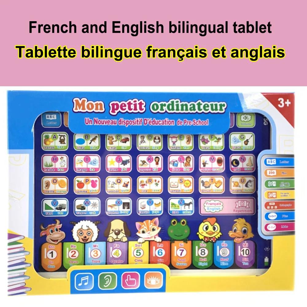 Tablet per l'apprendimento interattivo per bambini, giocattolo per l'apprendimento delle lingue, pad portatile, giocattoli educativi per bambini, regalo