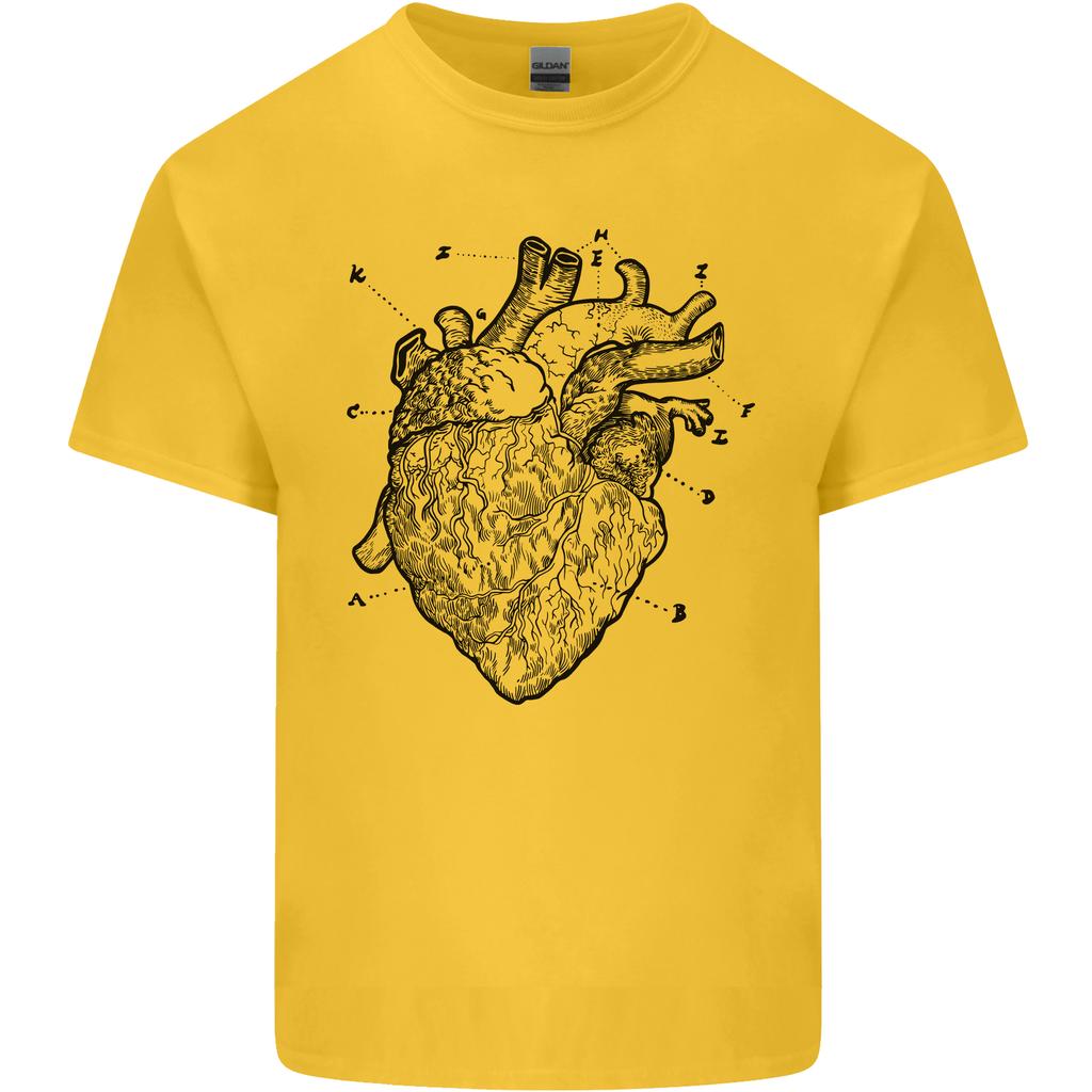 Heart Diagram Unisexs Light Cotton TShirt