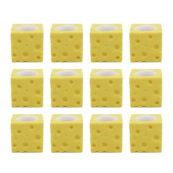 1/3/6/12 Stück Pop-Up Hase Karotte Quetschspielzeug Angstlinderung Poppender Hase Käse Fidget Spielzeug Langsam aufsteigend Entspannung Stressball Osterkorb Füllmaterial