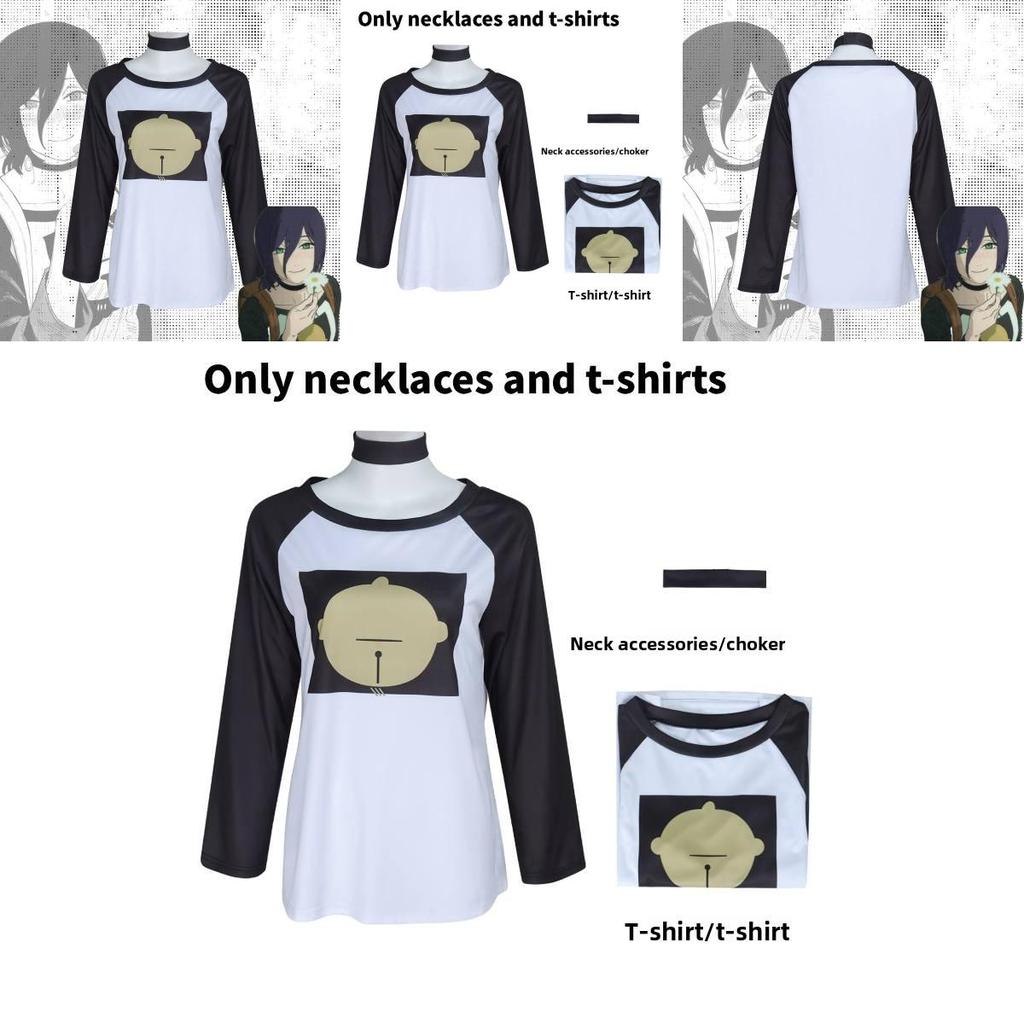 Chainsaw Man Reze T Shirt Cosplay Costume With Polyester Fabric For Anime Conventions