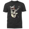 Cat Playing Guitar Rock Music Band Funny Animals Kitty T-shirt