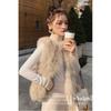 Autumn and Winter New Imitation Fox Fur Imitation Fur Vest Short Fur Vest Thin Plush Jacket