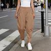Womens 2026 Loose Fit Wide Leg Jogger Pants With Elastic Waist Pockets