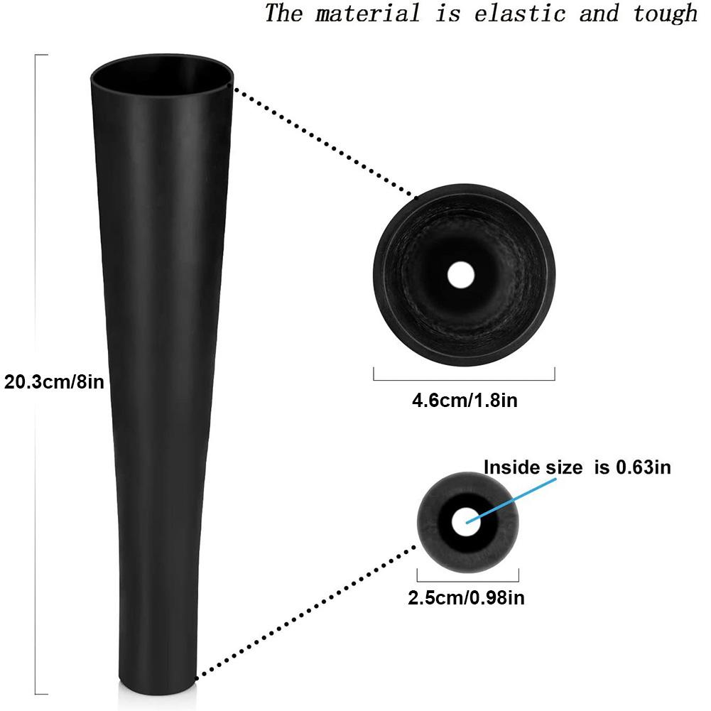 Batting Tee Topper Replacement Rubber Holder Batting Training Bracket Replacement Horn Tube for Baseball and Softball