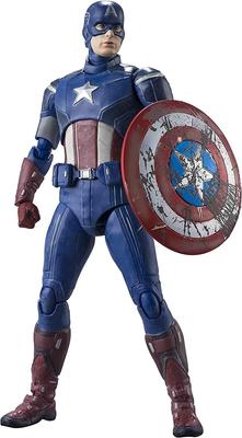 TAMASHII NATIONS Avengers Captain America AVENGERS ASSEMBLE EDITION Approximately 150mm PVC ABS Painted Movable Figure S.H.Figuarts - - &