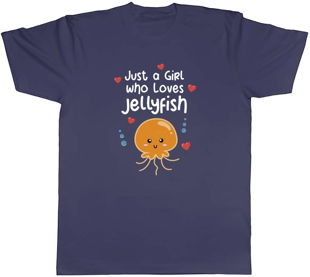 Unisexs T Shirt Just a Girl who Loves Jellyfish Unisex Tee Gift