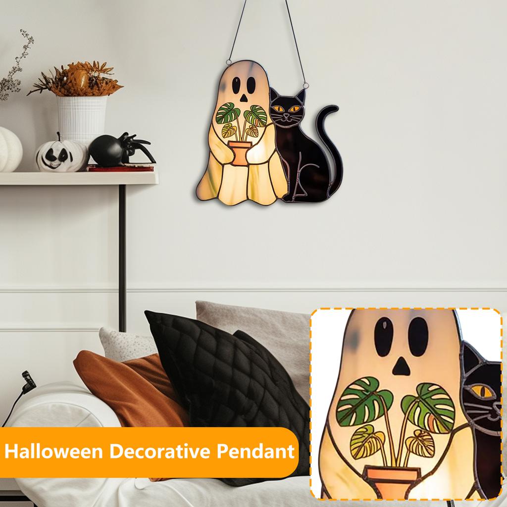 Halloween 2D Creative Acrylic Decorative Hanging Ornament For Home And Holiday Decoration
