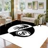 SC Freiburg FC Design Crystal Velvet Rug Soft Decorative Mat for Bedroom Entrance
