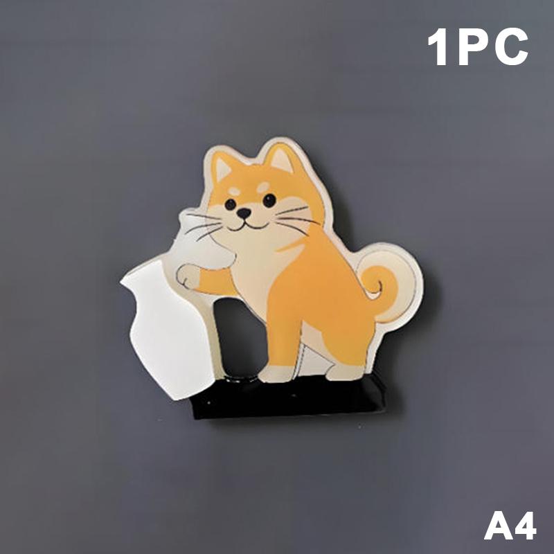 

Mini Vase Acrylic Dog Cat Hair Whisker Collection Fridge Magnet Dog Pushing Vase Decor Ornaments Home Office Decor