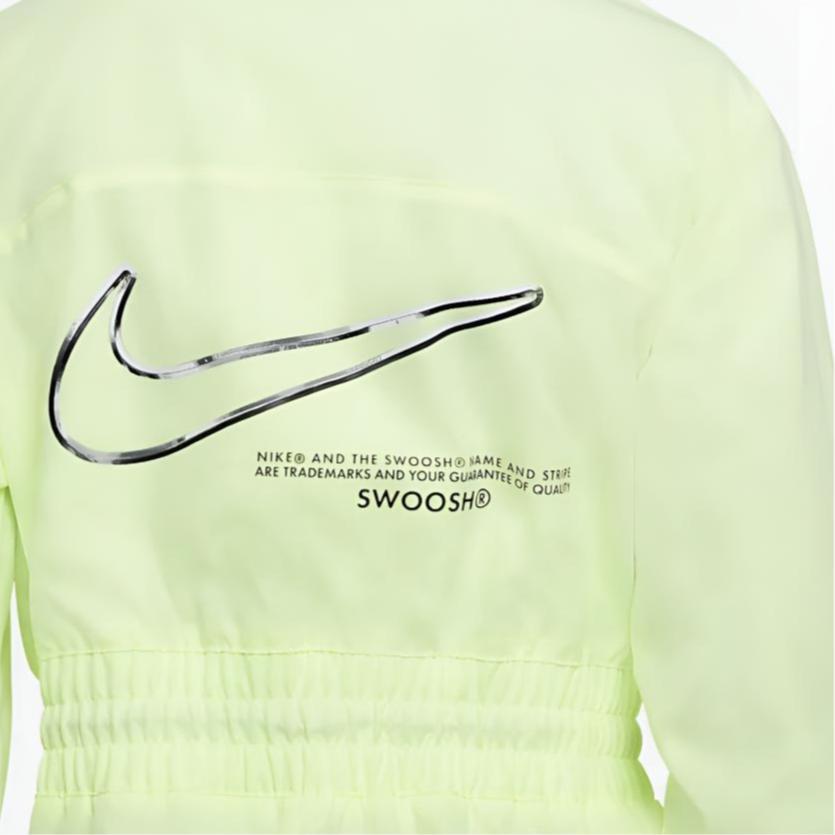 Nike Sportswear Swoosh Utility Casual Sports Waist Cinched Jumpsuit Women Jumpsuit Green CZ8895-701