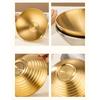 Heat Insulated Ramen Bowl Anti Fall Instant Noodles Bowl 304 Stainless Steel Bowl  Cold Noodles
