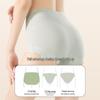 Class A Women's Seamless High Waist Antibacterial Cotton Panties - Extra Long Crotch, Breathable, Comfortable, Hip Lifting, Light Tummy Control.
