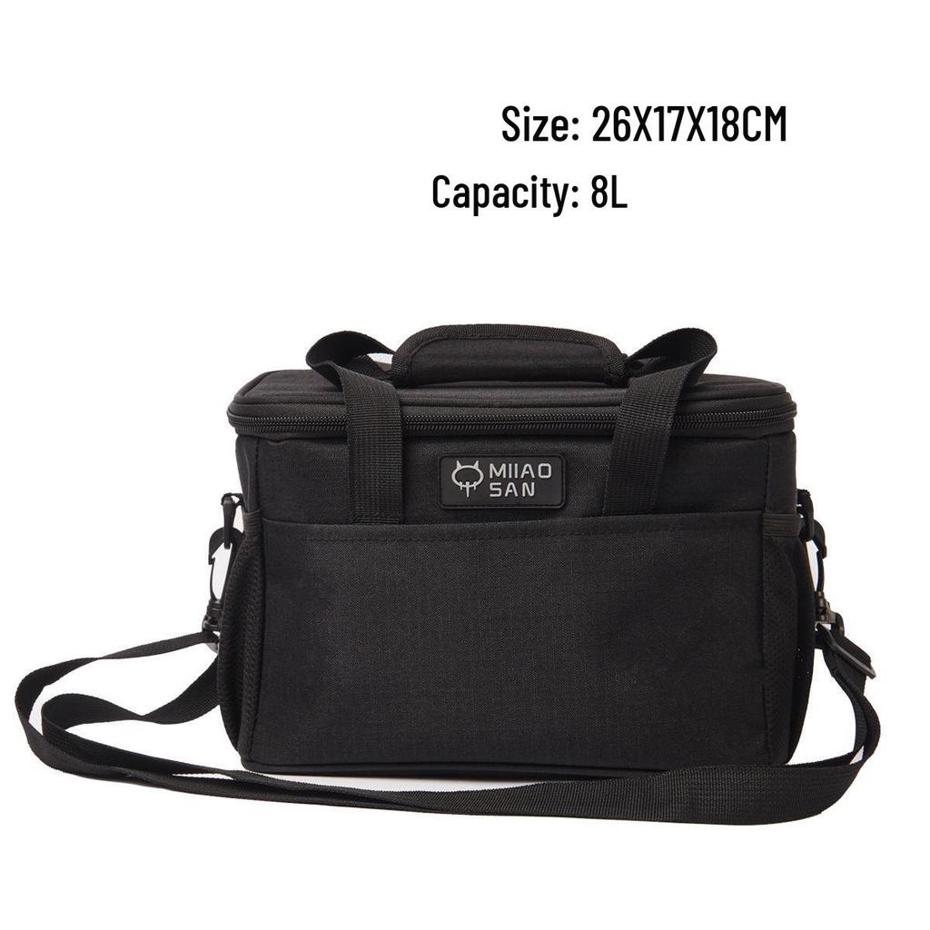 Insulated Lunch & Picnic Bag: Portable, Thickened for Milk & Medicine, Ideal for Students & Commuting, Cold-Preserving.