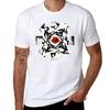 Red Rose On Center T-Shirt Tops Aesthetic Clothing Big and Tall T Shirts for Men