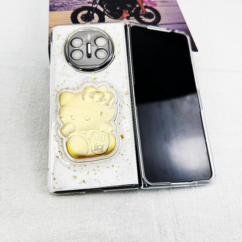 Huawei MateX6 Gold Foil Epoxy Drop-proof Phone Case