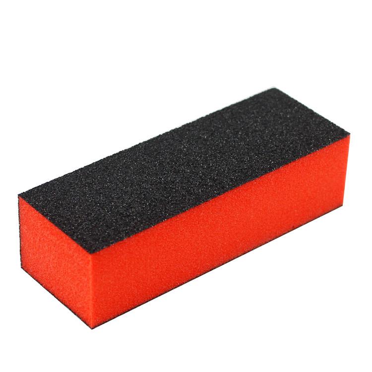 Nail Art Black Tofu Sponge Buffing Block for Gel and Crystal Nails