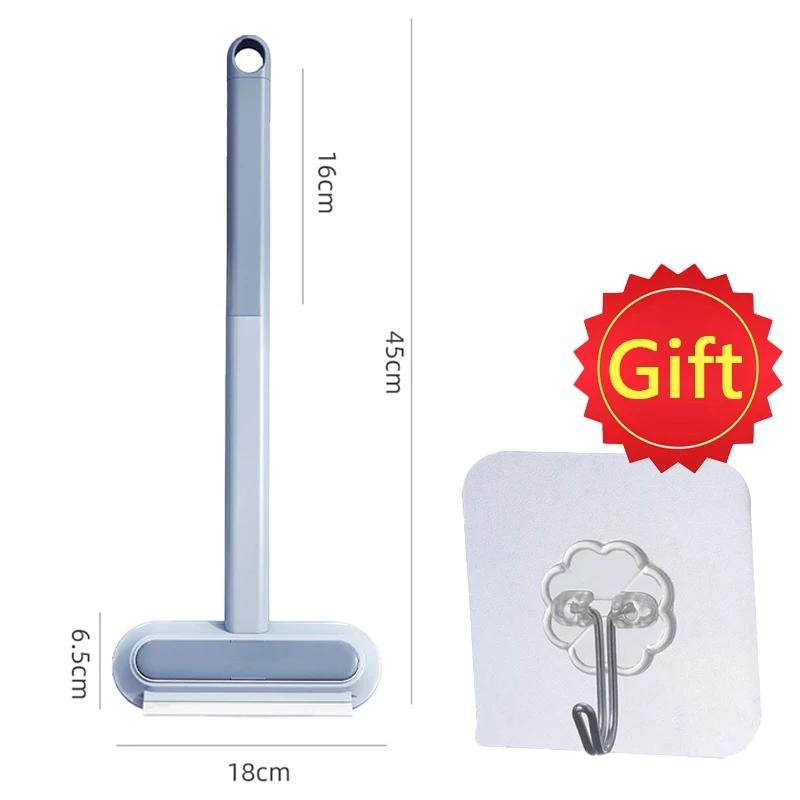 

Многофункциональная щетка для удаления шерсти домашних животных, щетка для мытья окон с длинной ручкой, инструмент для чистки шерсти домашних животных, ручная щетка для удаления шерсти кошек и собак синий