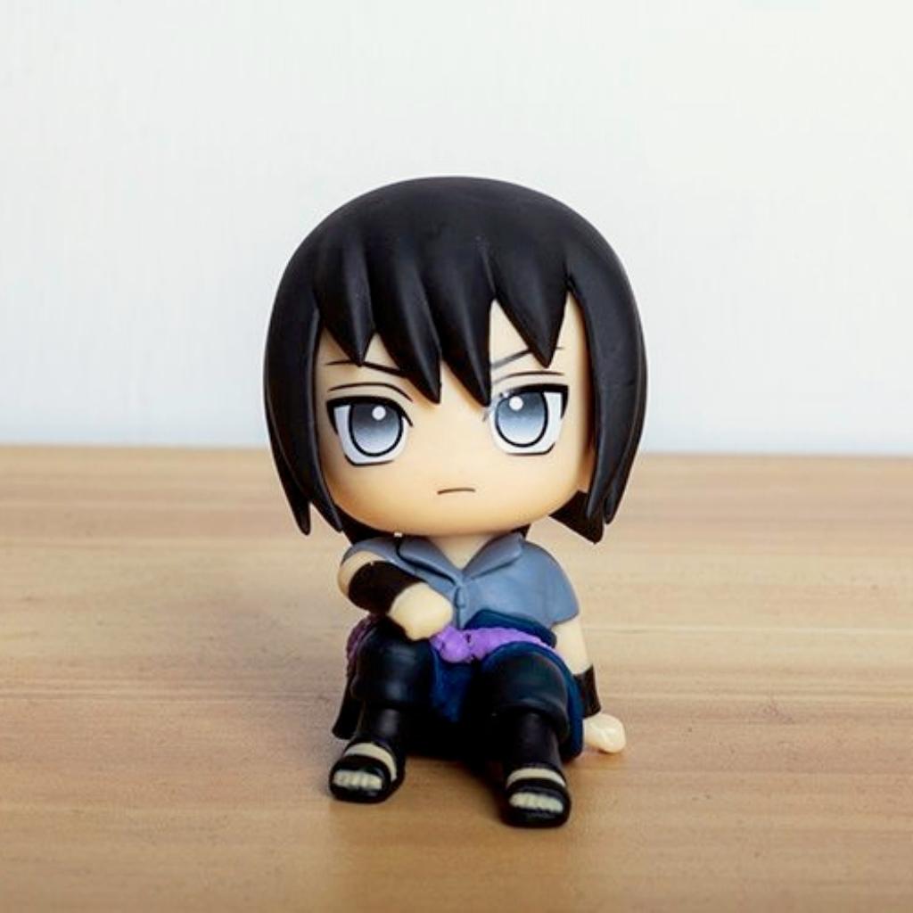 Naruto Shippuden Q Version Sitting Figure – Kakashi & Naruto, Car & Desktop Decor, Anime Collectible Gift