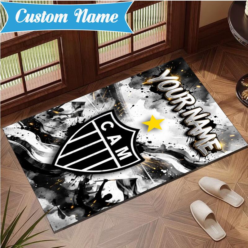 Custom Name Atletico Mineiro Rug Indoor Floor Mat Chair Rug Perfect for Living Room, Bedroom, Playroom, Game Room Christmas fan gifts