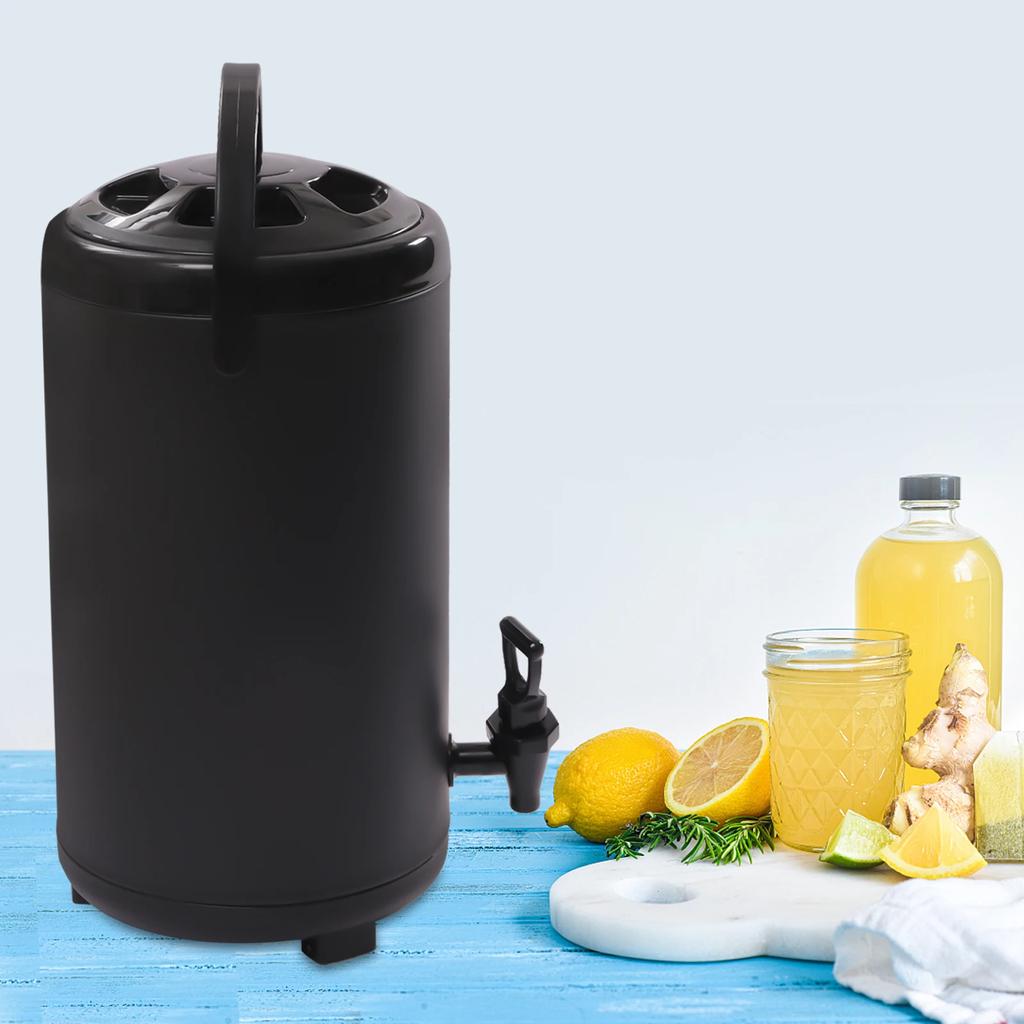 Insulated Stainless Steel Beverage Dispenser – Thermal Hot/Cold Milk Storage & Dispensing