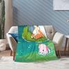 Axolotl Blanket Multiple Sizes Super Soft and Warm Throw Blankets for Sofa Couch and Bed