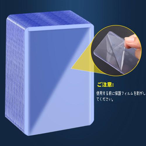 [Set of 30] Top Loader Card Holders for Trading Cards, Hard Card Cases, Scratch-Resistant, Storage, PVC, Double-Sided Transparent [1-Year Warranty]