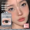 1 Pair Eye Contacts Lenses Color Contact Lenses for Eyes Big Black Contact Lens Yearly Fashion Beauty Makeup Eye Lenses