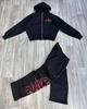 Trendy American Street Style Hoodie Jacket & Loose Sweatpants Set