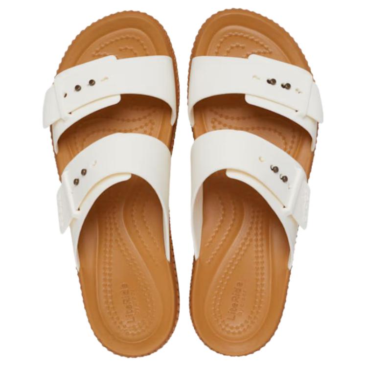 Crocs Brooklyn Lightweight Casual Trendy Comfortable Commuting Daily Slip-On Sandals Women Sandals White 209978-0WV