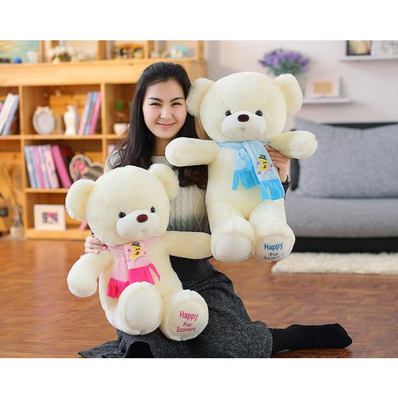 Scarf Bear Teddy Bear Doll Wedding Hug Panda Plush Doll Couple Gives Girlfriend A Gift