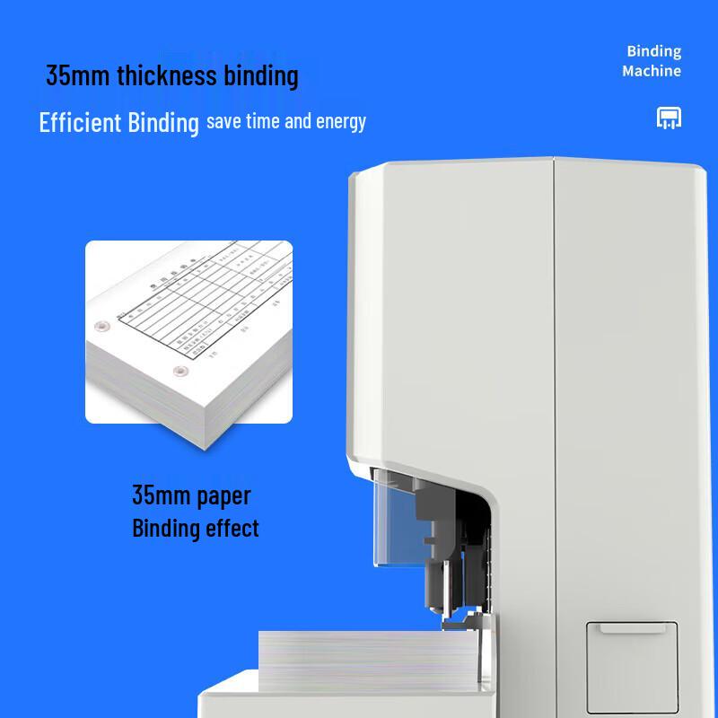Deli Automatic Electric Accounting & Archive Binding Machine CN plug (adapter included)