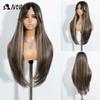 Noble Lace Front Wig Cosplay Straight Lace Wig 30 Inch White Wig Lace Part Wig For Women Synthetic Lace Front Heat Resistant Wig
