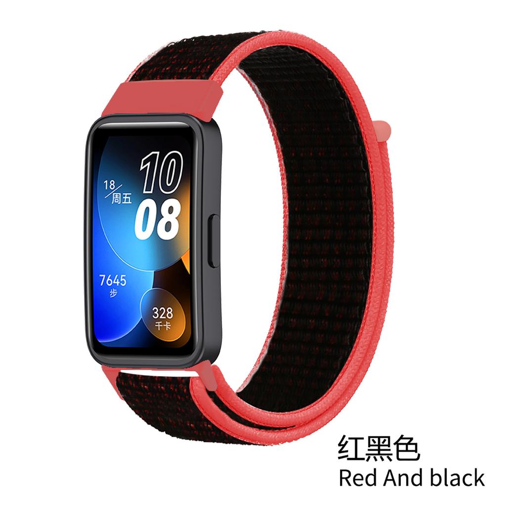 Nylon solo loop strap for Huawei Band 10 9 8 7 bracelet wristband replacement belt accessories Huawei band 10 breathable Correa