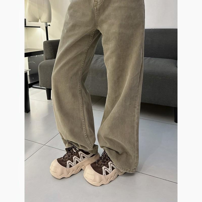 Sports trendy shoes 2025 autumn new breathable versatile star ugly cute thick-soled heightening casual soft-soled tire shoes women